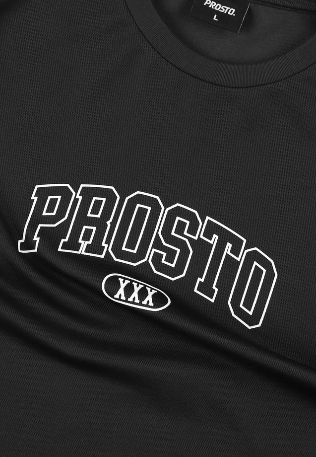 Koszulka longsleeve oversize męski Prosto Trex czarna