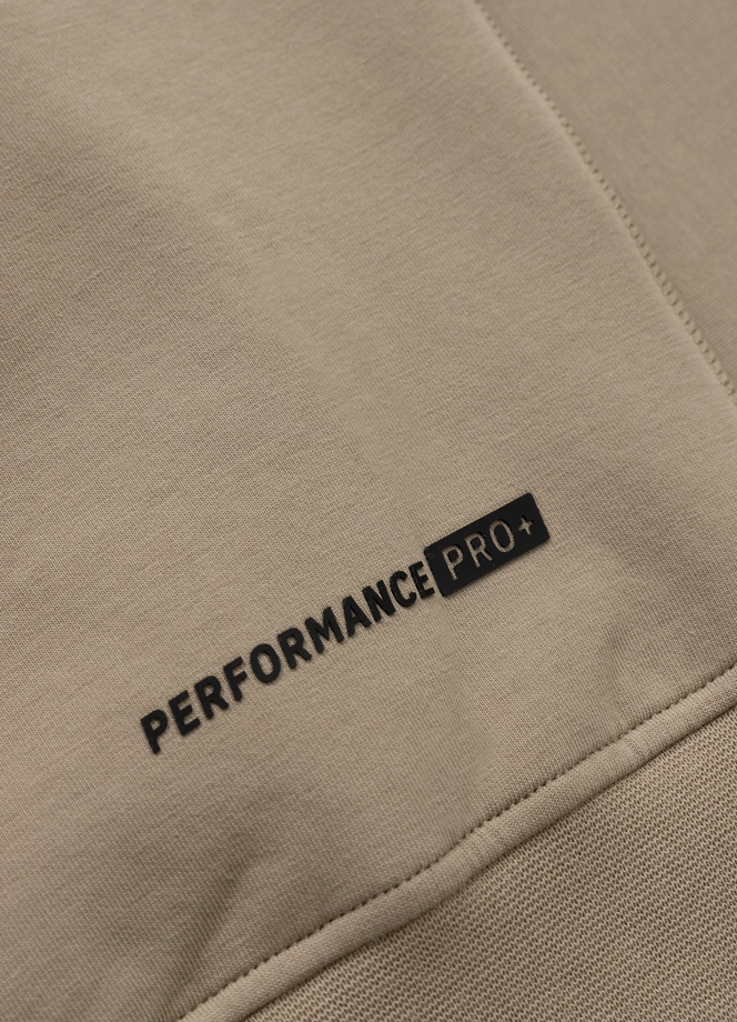 Bluza męska bez kaptura Pitbull Pit Bull Dogwood ciemny beżowy