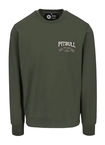 Bluza męska bez kaptura Pitbull Pit Bull Troublemaker zielona
