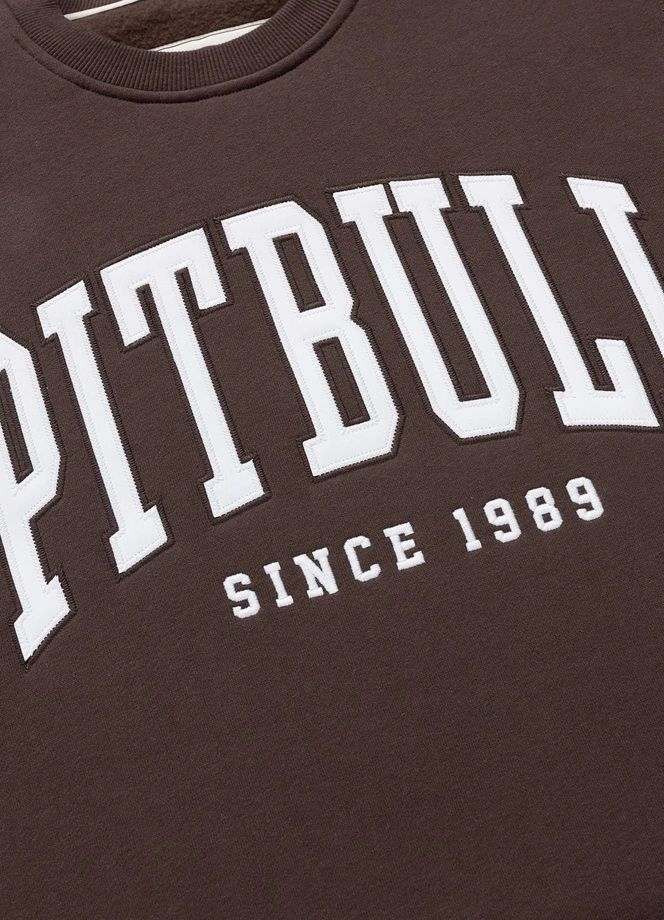 Bluza męska bez kaptura Pit Bull Norton brązowa