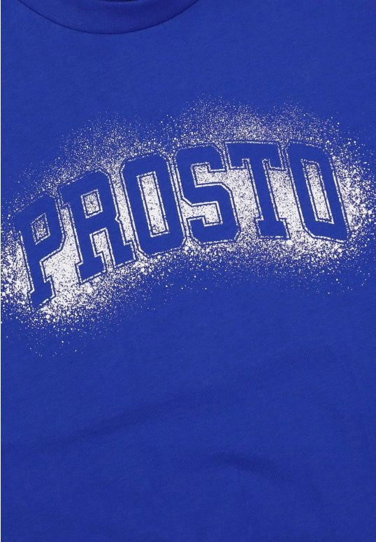 Koszulka męska t-shirt oversize Prosto Jung niebieska