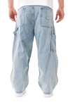 Spodnie męskie jeans Mass Denim Worker Extra Baggy Fit jasne niebieskie