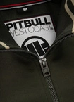 Komplet dresowy męski Pitbull Pit Bull Tape Logo 25 Trackjacket zielona