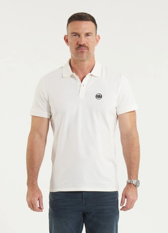 Koszulka męska Polo Pitbull Jersey Slim Fit Small Logo biała