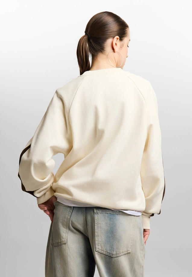 Bluza damska oversize Prosto Speed kremowa