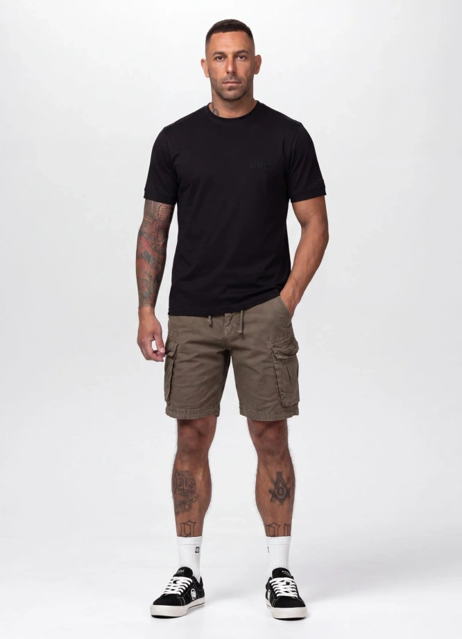 Koszulka męska T-Shirt Pitbull West Coast O'side Embro czarny