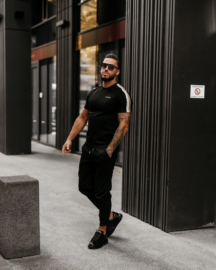 Spodnie męskie dresowe Olavoga Novaviic czarne