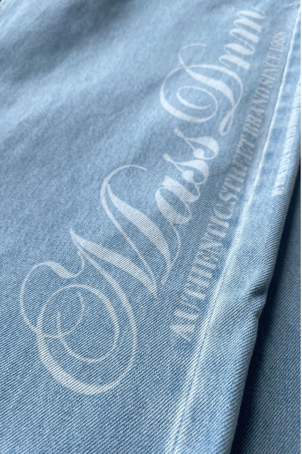 Spodnie męskie Jeans Extra Baggy Mass Denim Authentic jasno niebieskie