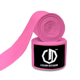 Owijki/Bandaże bokserskie Legion Octagon Standard 4m różowe