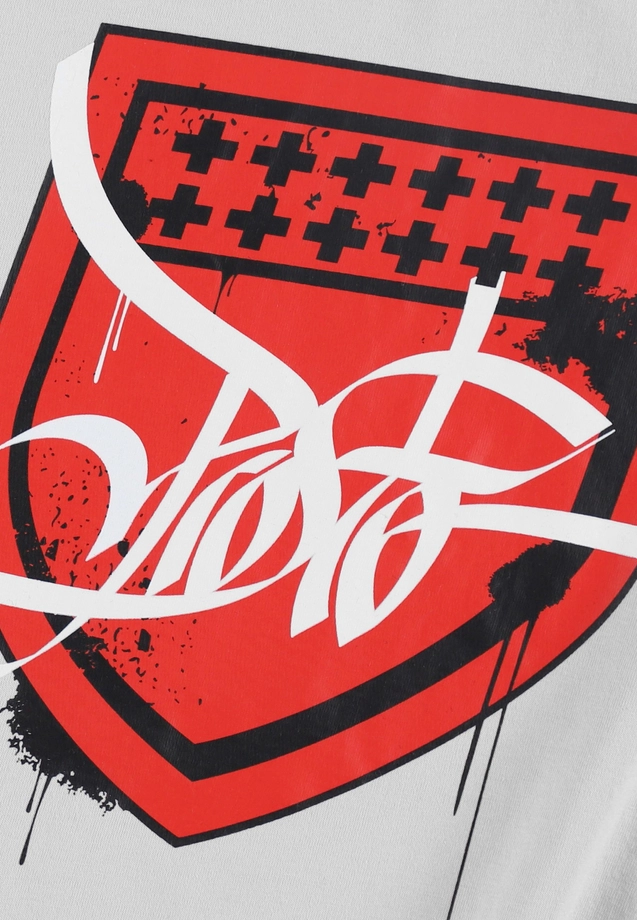 Koszulka męska t-shirt Prosto Damage Target szara