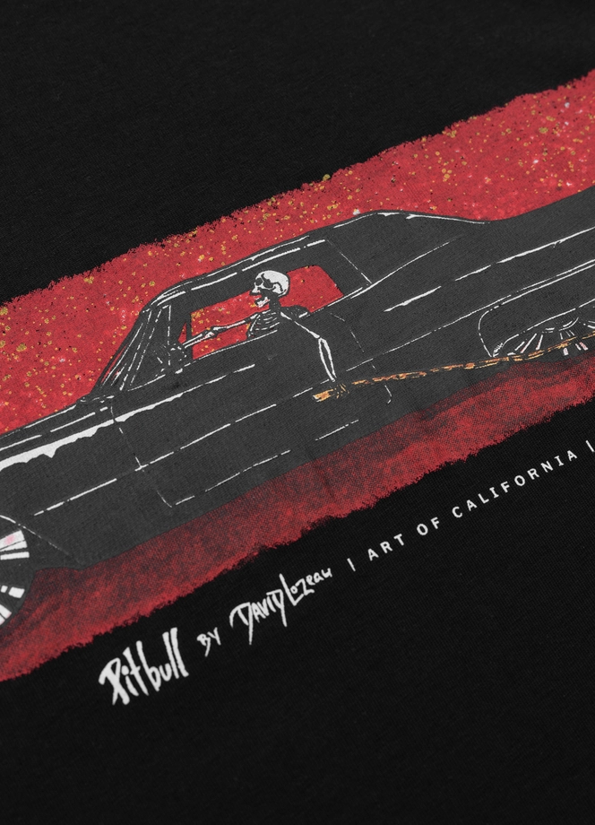 Koszulka męska T-Shirt Pit Bull Pitbull Devil's Deville czarna