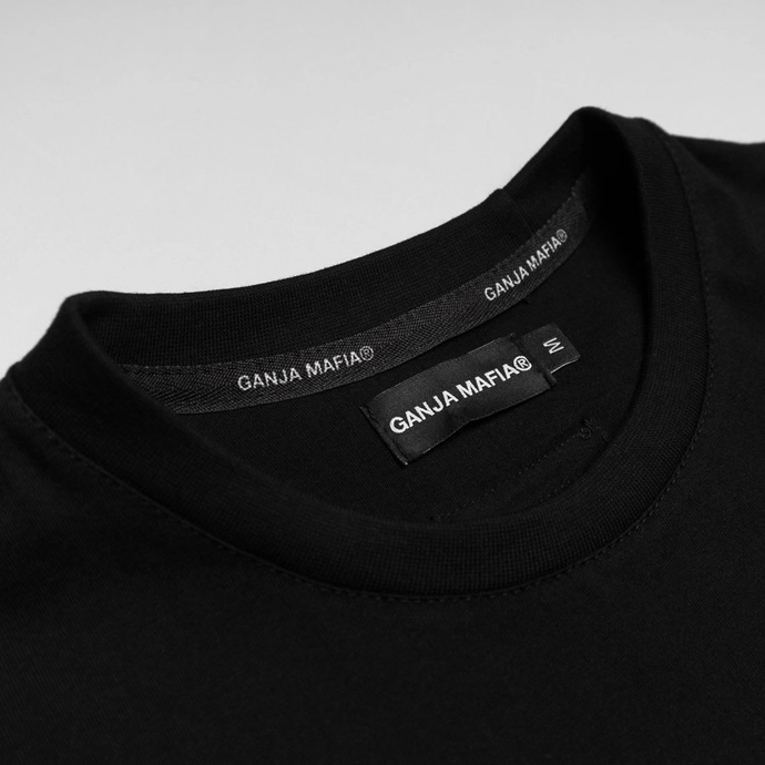 Koszulka męska T-shirt Ganja Mafia Dom czarny