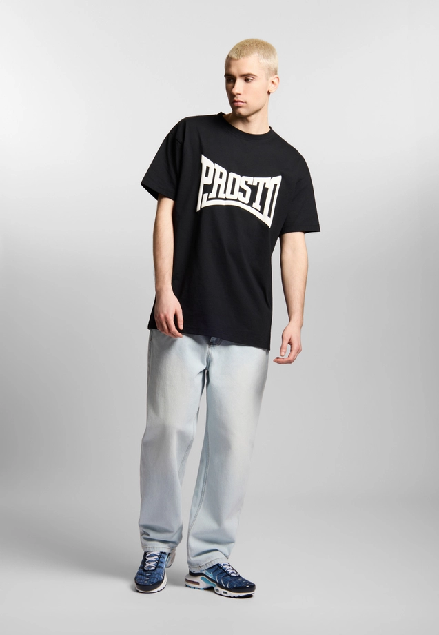 Koszulka męska t-shirt oversize Prosto Ever czarna