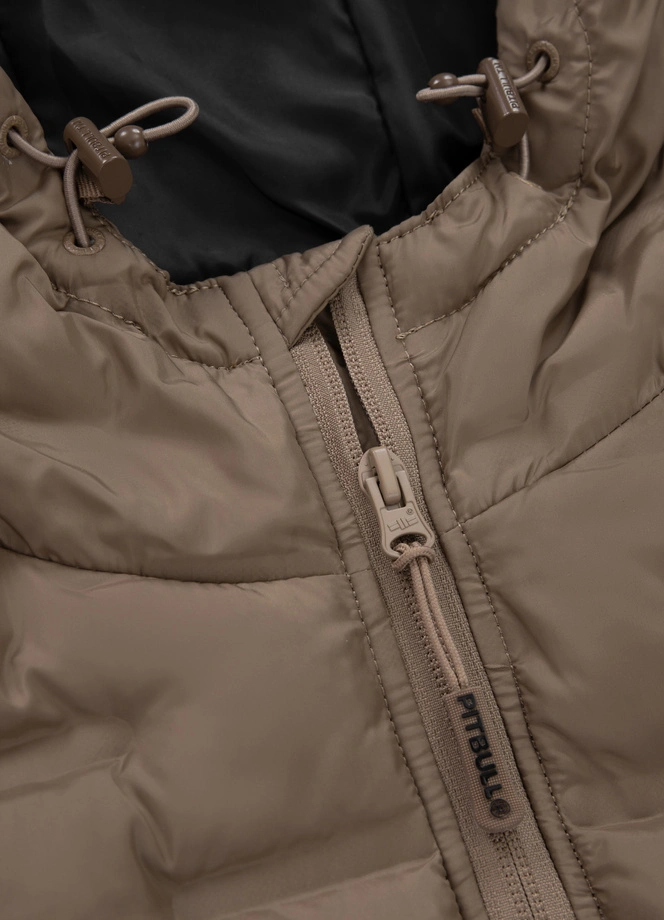 Bezrękawnik Pit Bull Eclipse Hooded kamizelka brązowa