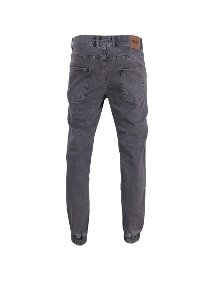 Spodnie męskie jogger jeans Prosto Klasyk Irres 24 szare