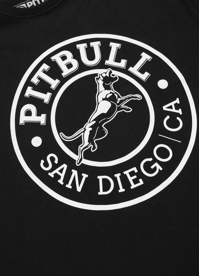 Koszulka męska T-Shirt Pit Bull Pitbull San Diego CA czarna