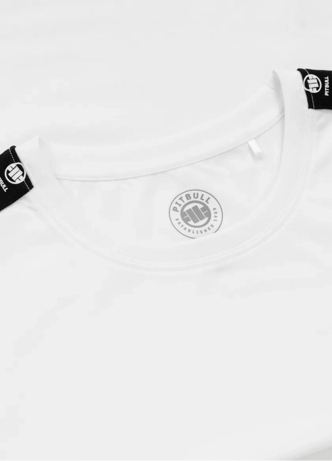 Koszulka damska T-shirt Pit Bull Tape Nugget biała