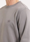 Bluza męska bez kaptura Pitbull Pit Bull Lancaster 2 Washed szara