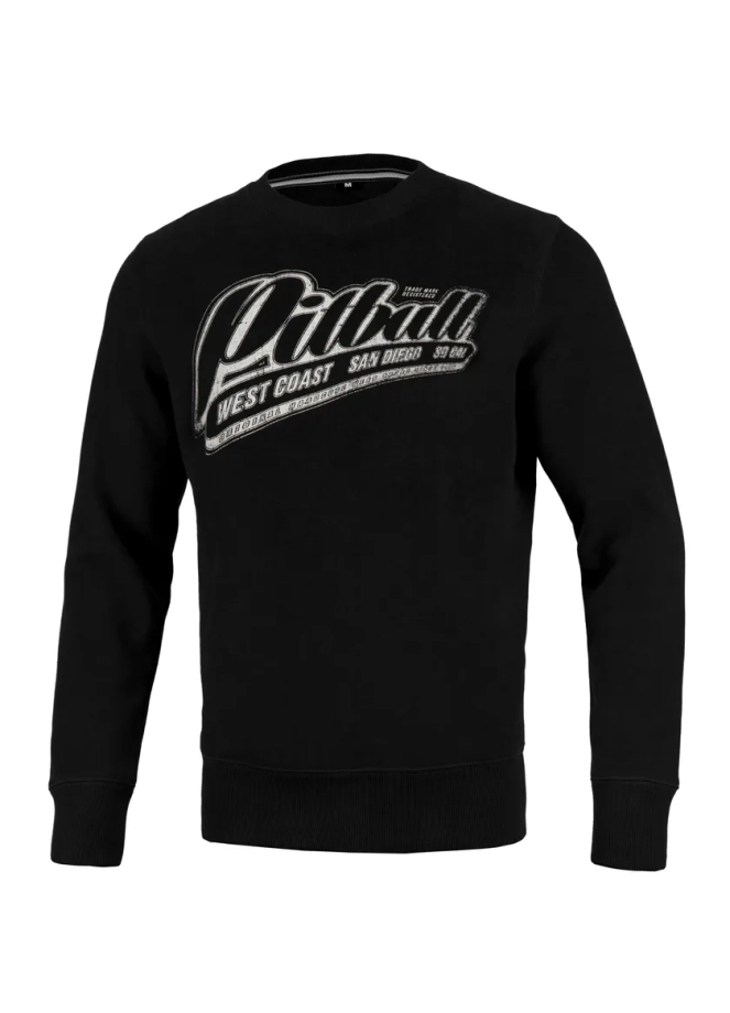 Bluza męska bez kaptura Pitbull Black Brand czarna