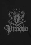 Koszulka longsleeve męski Prosto Crest czarna