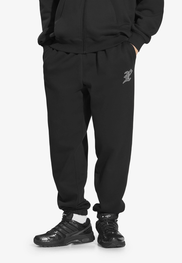 Spodnie dresowe męskie Prosto Ghotic P czarne