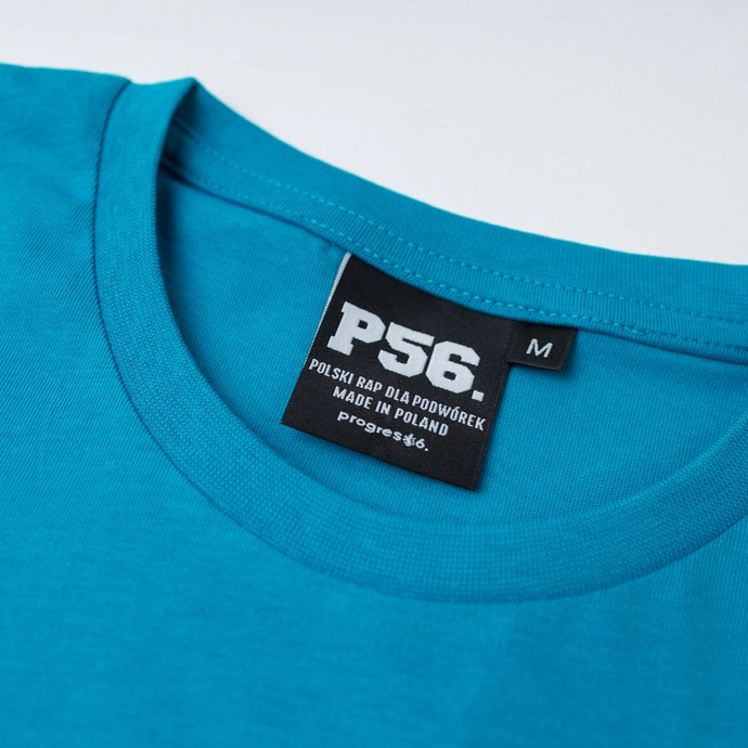 Koszulka męska T-shirt Dudek P56 AMH niebieska