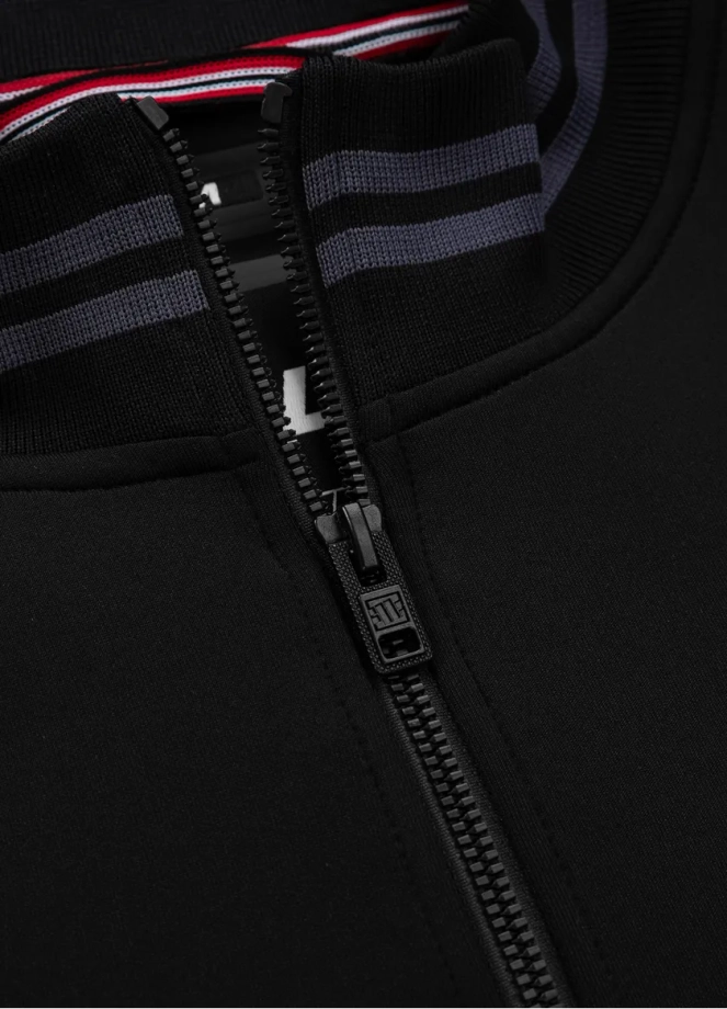 Bluza męska rozpinana Pit Bull Oldschool Nelson czarna