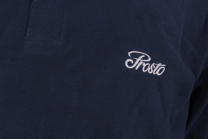 Koszulka longsleeve męski Polo Prosto Klasyk Dimes granatowa