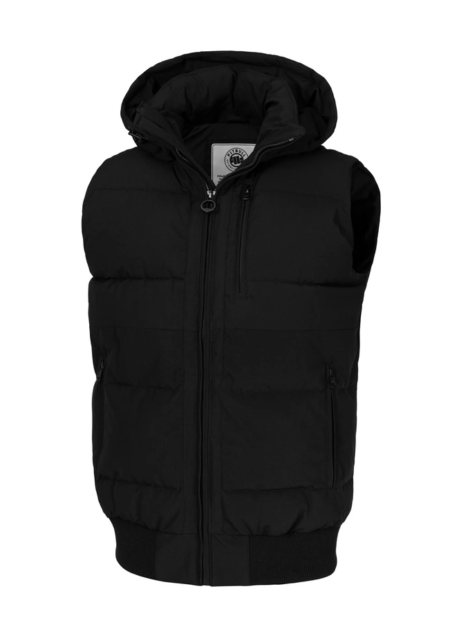 Bezrękawnik Kamizelka Pit Bull Patton Hooded Vest czarny