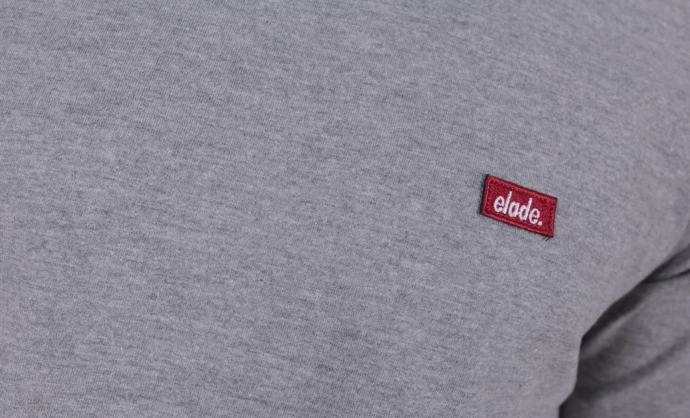 Koszulka męska T-shirt Elade Patch szara