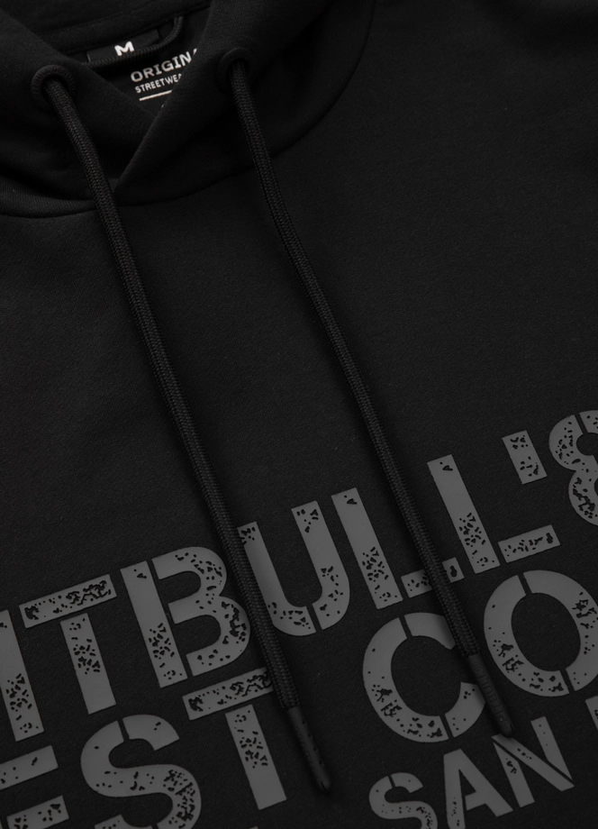 Bluza męska z kapturem Pitbull Pit Bull Driving czarna
