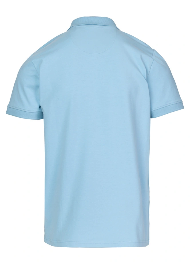 Koszulka męska Polo Pitbull Jersey Slim Fit Small Logo jasno niebieska