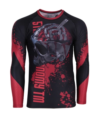 Koszulka męska rashguard Street Autonomy Brain czarna