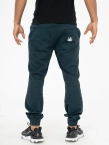Spodnie męskie Materiałowe Jogger Jigga Wear Crown bottle green zielone