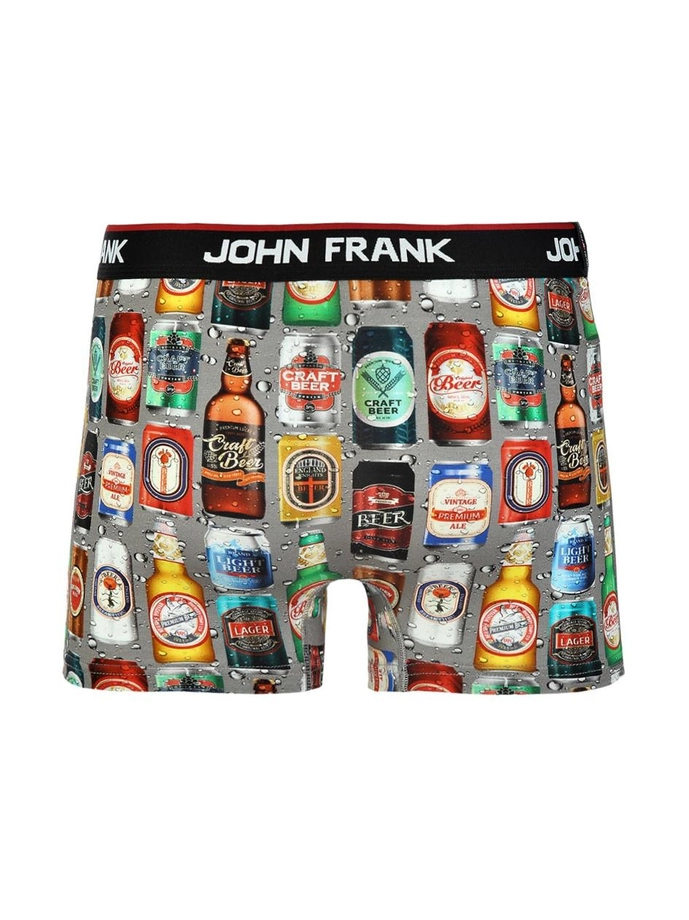 Bokserki męskie John Frank Fresh szare