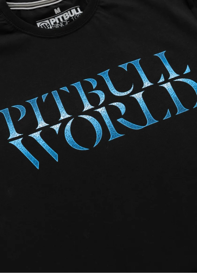 Koszulka męska T-Shirt Pit Bull Pitbull World czarna