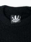 Sweter męski oversize Jigga Wear czarny