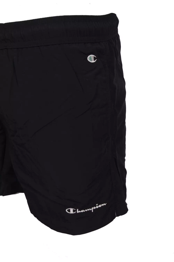 Spodenki szorty kąpielowe Champion Natural Logo czarne