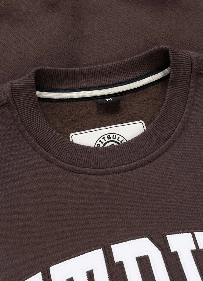 Bluza męska bez kaptura Pit Bull Norton brązowa
