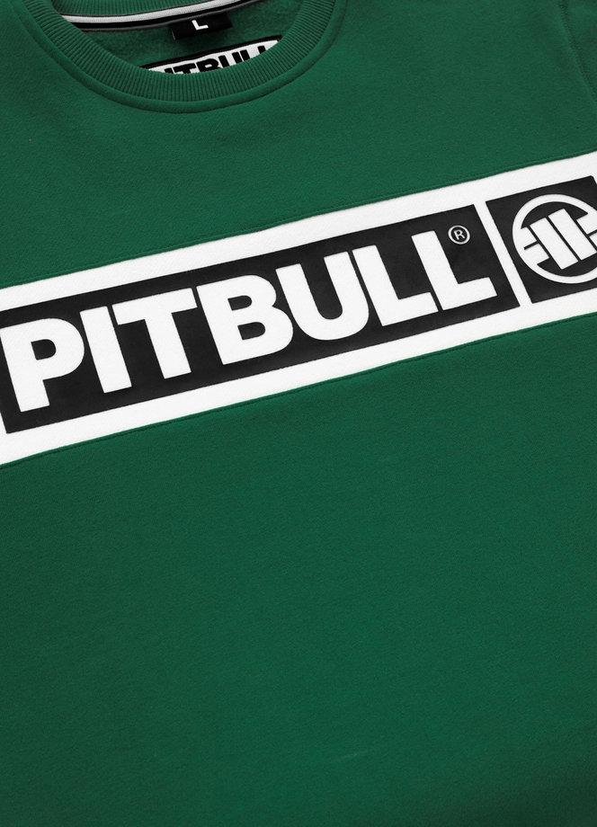Bluza męska Pitbull Pit Bull Sherwood 24 crewneck zielona