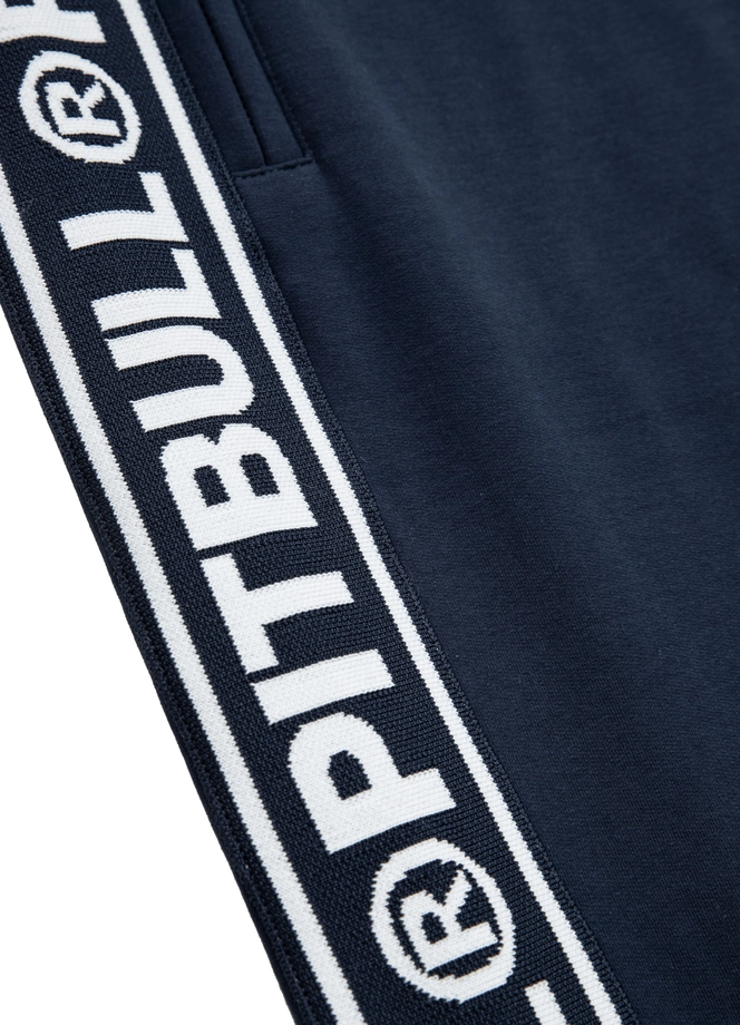 Spodnie dresowe męskie Pitbull French Terry Byron granatowe