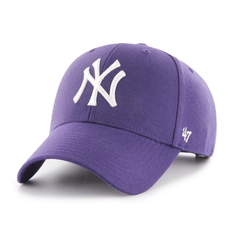 Czapka z daszkiem 47 Brand MLB New York Yankees fioletowa