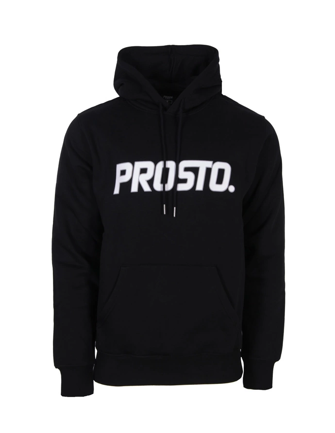 Bluza męska z kapturem Prosto Klasyk Sweer hoodie czarna