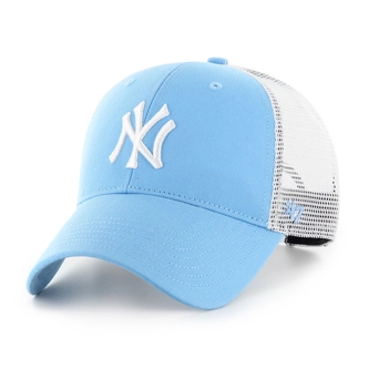 Czapka dziecięca z daszkiem 47 Brand New York Yankees Kids Columbia Branson Mesh jasna niebieska