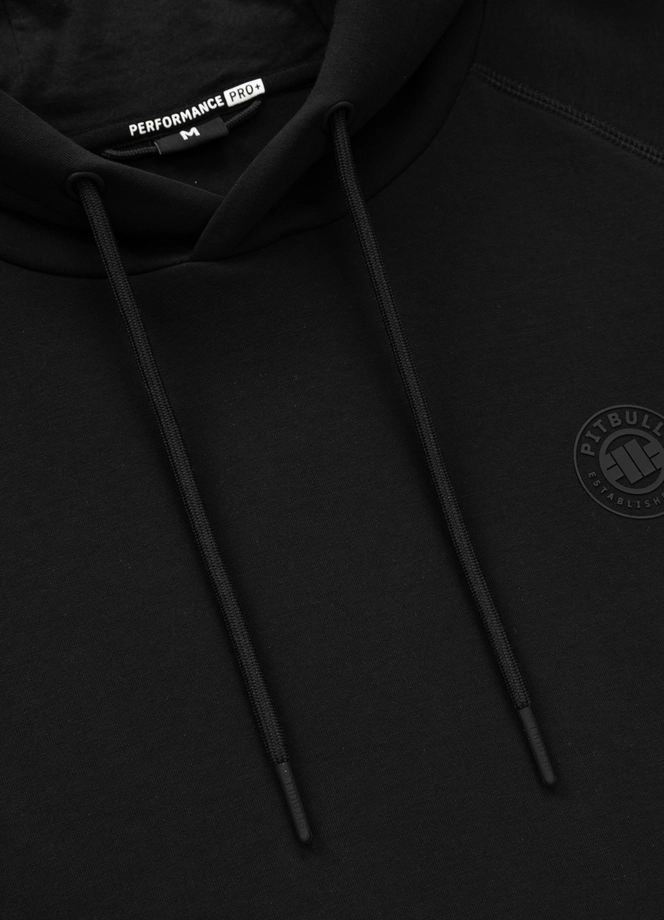 Komplet męski dresowy krótki Pitbull Pit Bull Dogwood czarny