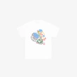 Koszulka t-shirt dziecięcy Prosto Kids Taśma biała