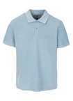 Koszulka męska Polo Pitbull Pique Small Logo Washed niebieska