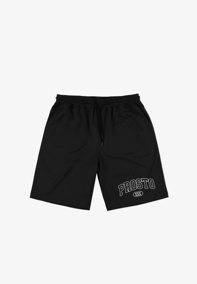 Komplet krótki męski oversize męski Prosto Trex czarny