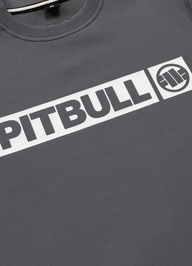 Bluza męska bez kaptura Pit Bull Charger grafitowa
