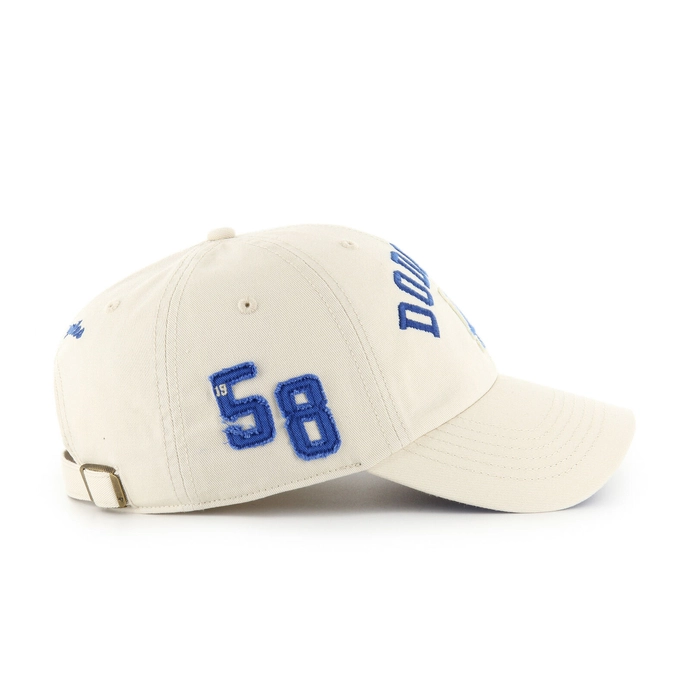 Czapka z daszkiem 47 Brand Los Angeles Dodgers Sandstorm Clean Up niebiesko/kremowa